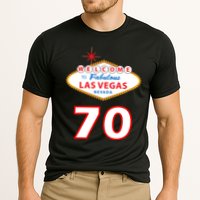 70 Years Old In Vegas 70th Birthday Cooling Performance Crew T-Shirt