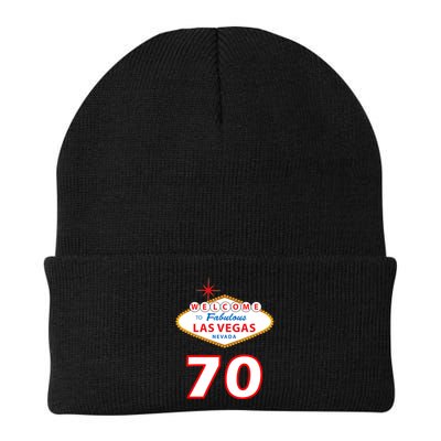 70 Years Old In Vegas 70th Birthday Beanie