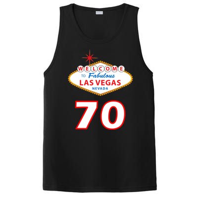 70 Years Old In Vegas 70th Birthday PosiCharge Competitor Tank