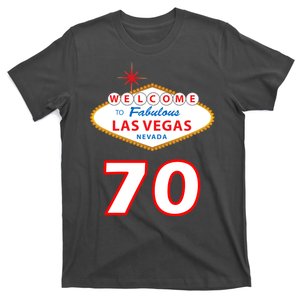 70 Years Old In Vegas 70th Birthday T-Shirt