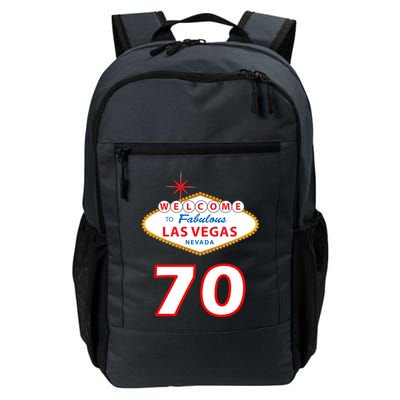 70 Years Old In Vegas 70th Birthday Backpack