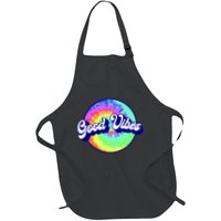 70s Retro Groovy Hippie Good Vibes Apron