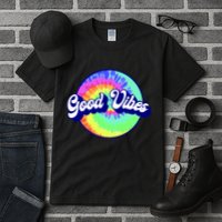 70s Retro Groovy Hippie Good Vibes Tall T-Shirt