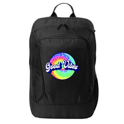 70s Retro Groovy Hippie Good Vibes City Backpack