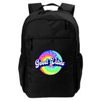 70s Retro Groovy Hippie Good Vibes Daily Commute Backpack