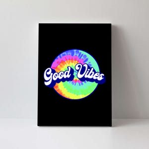 70s Retro Groovy Hippie Good Vibes Canvas