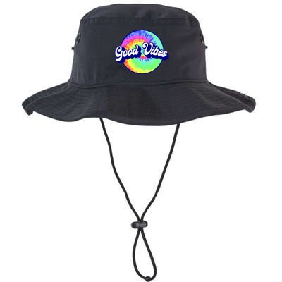 70s Retro Groovy Hippie Good Vibes Bucket Hat