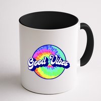 70s Retro Groovy Hippie Good Vibes Mug