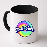 70s Retro Groovy Hippie Good Vibes Mug