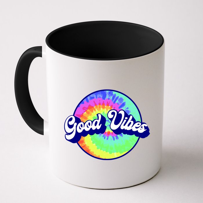 70s Retro Groovy Hippie Good Vibes Mug