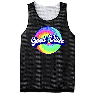 70s Retro Groovy Hippie Good Vibes Mesh Reversible Basketball Jersey Tank