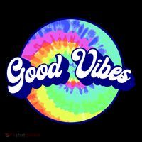 70s Retro Groovy Hippie Good Vibes Youth Performance Sprint T-Shirt
