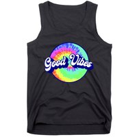 70s Retro Groovy Hippie Good Vibes Tank Top
