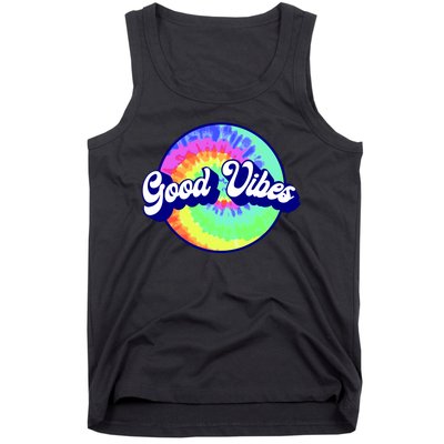 70s Retro Groovy Hippie Good Vibes Tank Top