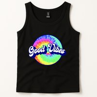 70s Retro Groovy Hippie Good Vibes Tank Top