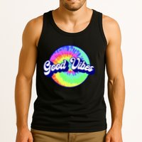 70s Retro Groovy Hippie Good Vibes Tank Top