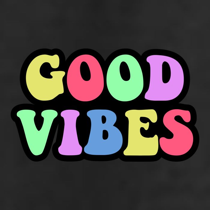 70s Retro Groovy Hippie Good Vibes Bold 7 Panel Mesh Trucker Snapback Hat