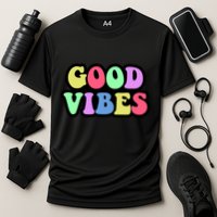 70s Retro Groovy Hippie Good Vibes Bold Performance Shirt