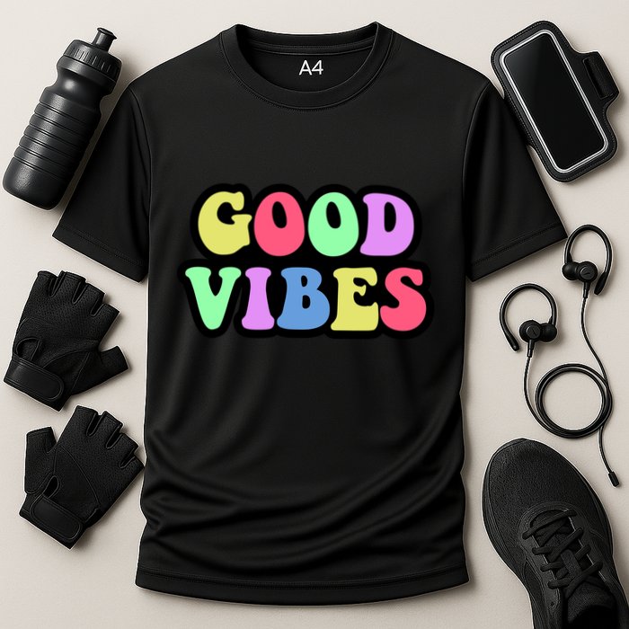 70s Retro Groovy Hippie Good Vibes Bold Performance Shirt