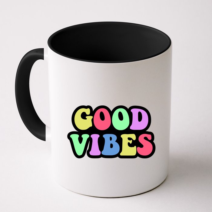 70s Retro Groovy Hippie Good Vibes Bold Mug