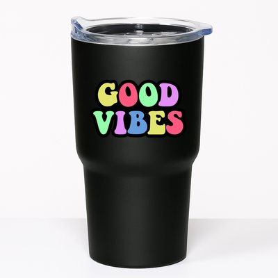 70s Retro Groovy Hippie Good Vibes Bold Tumbler