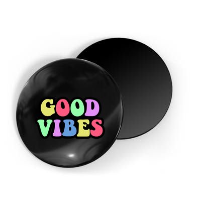 70s Retro Groovy Hippie Good Vibes Bold Magnet