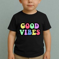 70s Retro Groovy Hippie Good Vibes Bold Toddler T-Shirt
