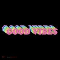 70s Retro Groovy Hippie Good Vibes Repeat Flexfit Unipanel Trucker Cap