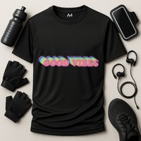 70s Retro Groovy Hippie Good Vibes Repeat Performance Shirt