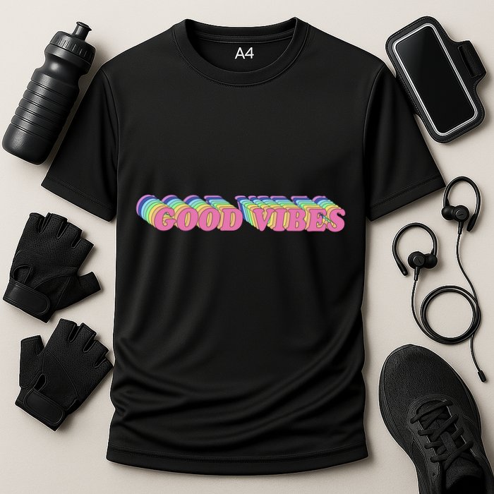 70s Retro Groovy Hippie Good Vibes Repeat Performance Shirt