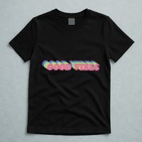 70s Retro Groovy Hippie Good Vibes Repeat T-Shirt