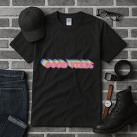 70s Retro Groovy Hippie Good Vibes Repeat Tall T-Shirt