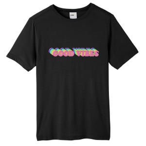 70s Retro Groovy Hippie Good Vibes Repeat Tall Fusion ChromaSoft Performance T-Shirt