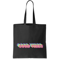 70s Retro Groovy Hippie Good Vibes Repeat Bag