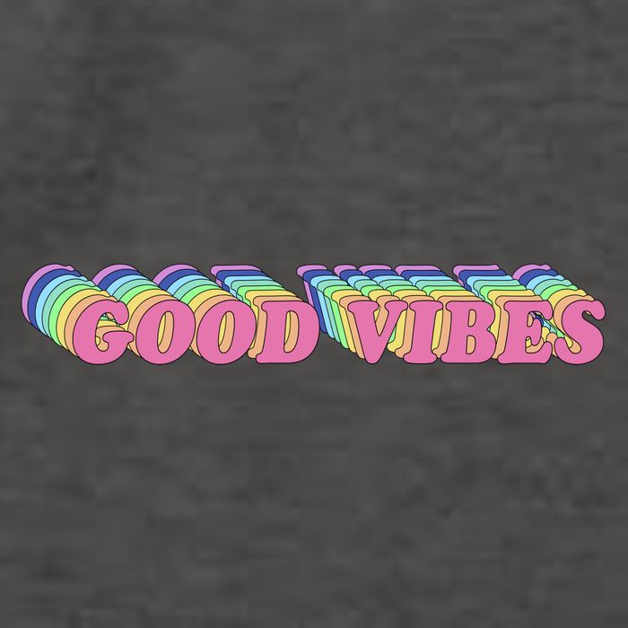 70s Retro Groovy Hippie Good Vibes Repeat Vector Backpack