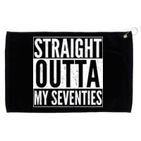 70th Birthday - Straight Outta My Seventies Grommeted Golf Towel