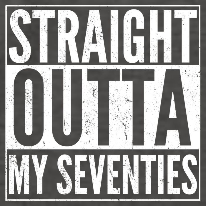 70th Birthday - Straight Outta My Seventies Vector Backpack