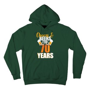 70th Birthday Cheers & Beers To 70 Years Hoodie