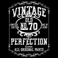 70th Birthday Genuine All Original Parts City Backpack