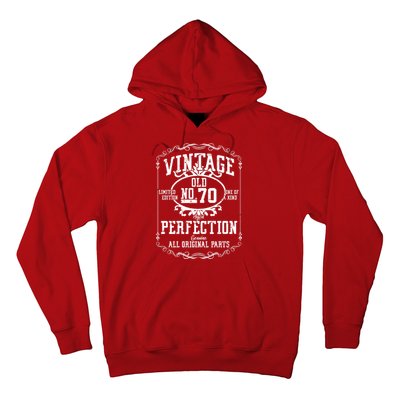 70th Birthday Genuine All Original Parts Hoodie