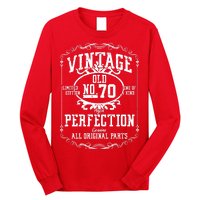 70th Birthday Genuine All Original Parts Long Sleeve Shirt