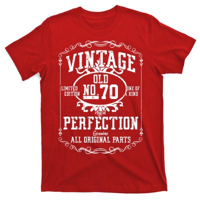 70th Birthday Genuine All Original Parts T-Shirt