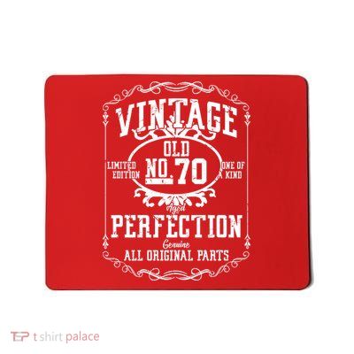 70th Birthday Genuine All Original Parts Mousepad