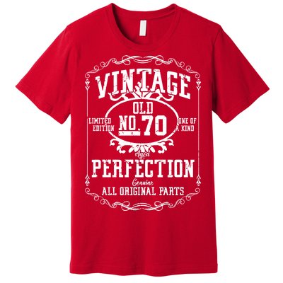 70th Birthday Genuine All Original Parts Premium T-Shirt