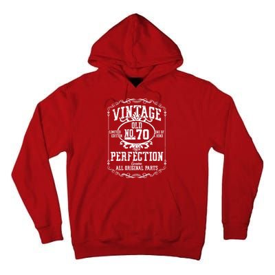 70th Birthday Genuine All Original Parts Tall Hoodie