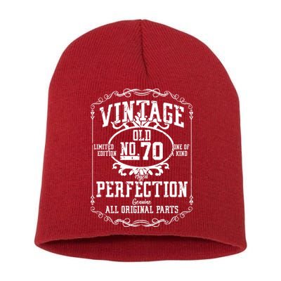 70th Birthday Genuine All Original Parts Short Acrylic Beanie