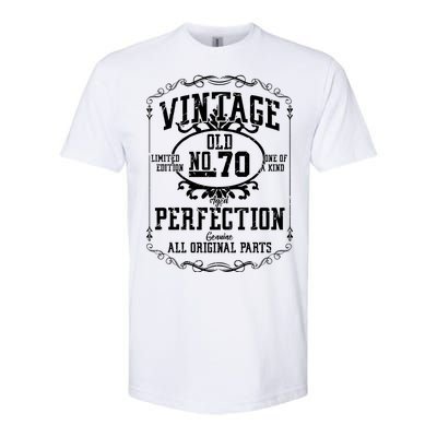 70th Birthday Genuine All Original Parts Softstyle CVC T-Shirt