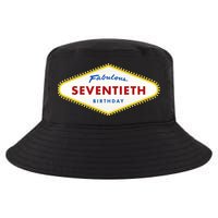 70th Birthday Las Vegas Fabulous Seventieth Cool Comfort Performance Bucket Hat