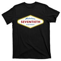 70th Birthday Las Vegas Fabulous Seventieth T-Shirt