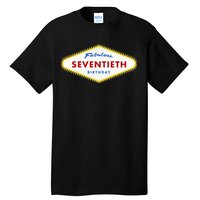 70th Birthday Las Vegas Fabulous Seventieth Tall T-Shirt